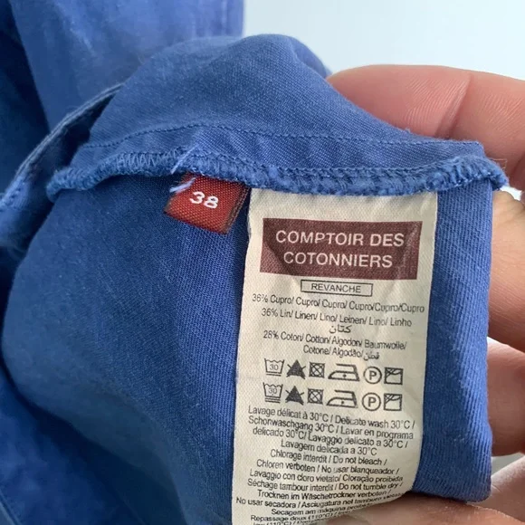 Comptoir des Cotonniers Sleeveless linen dress size 38/4 - Picture 7 of 9